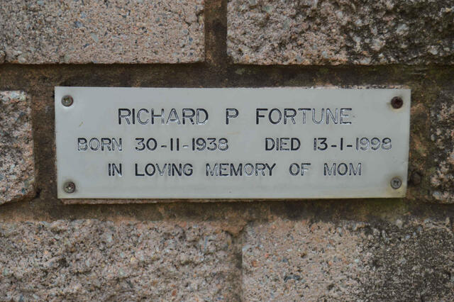 FORTUNE Richard P. 1938-1998