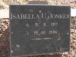JONKER Isabella U. 1917-1986