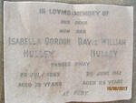 HULLEY David William -1952 & Isabella Gordon -1953