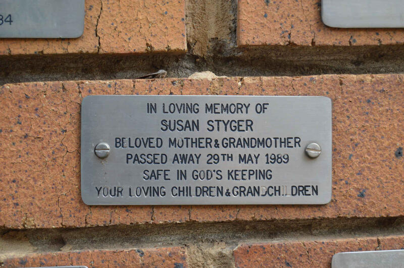 STYGER Susan -1989