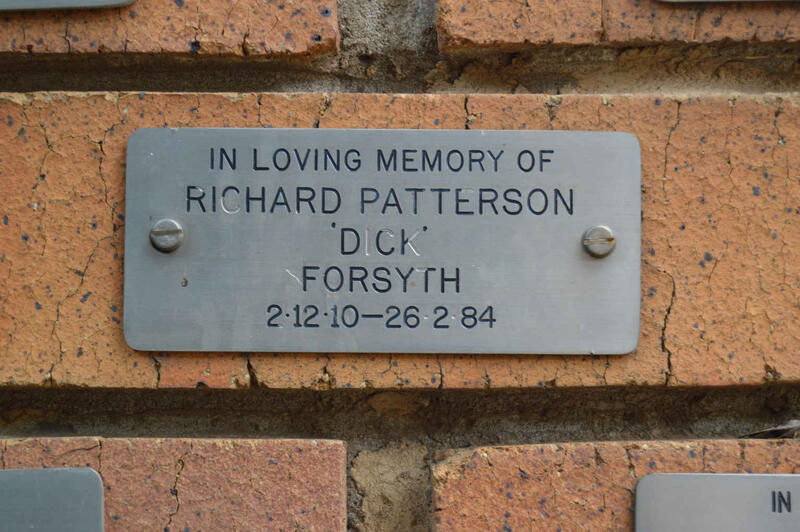 FORSYTH Richard Patterson 1910-1984