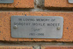 WOEST Dorothy Moyle 1921-1988