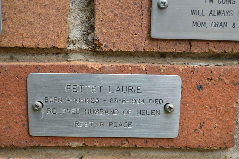 PETTET Laurie 1923-1994
