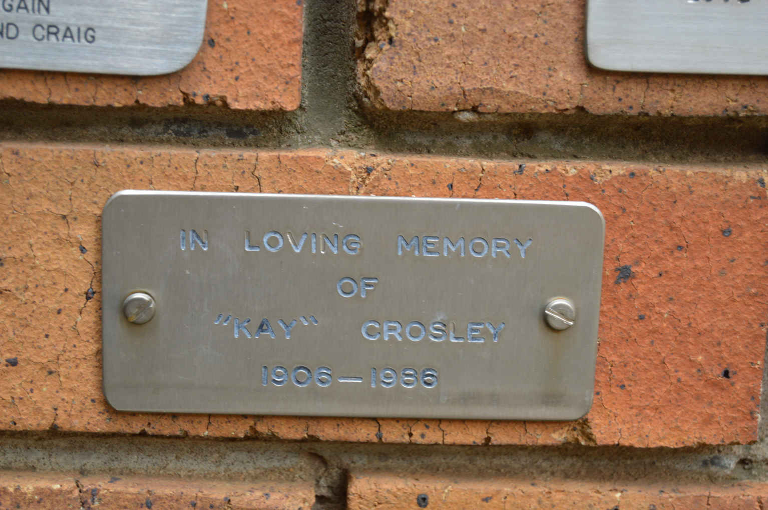 CROSLEY Kay 1906-1986