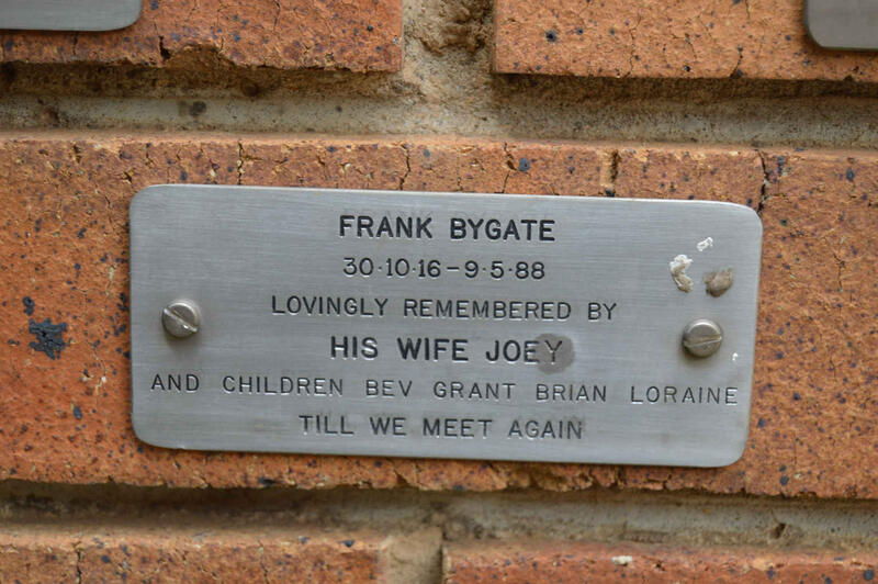 BYGATE Frank 1916-1988