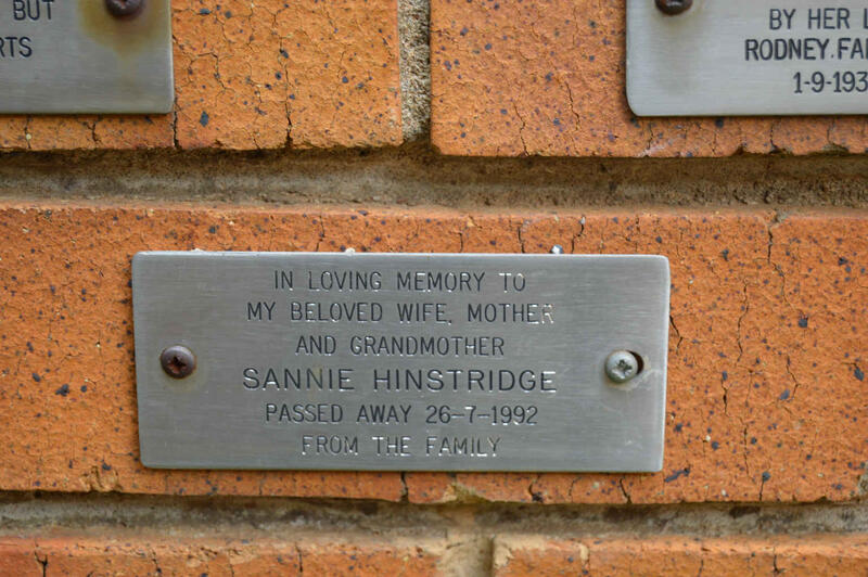 HINSTRIDGE Sannie -1992