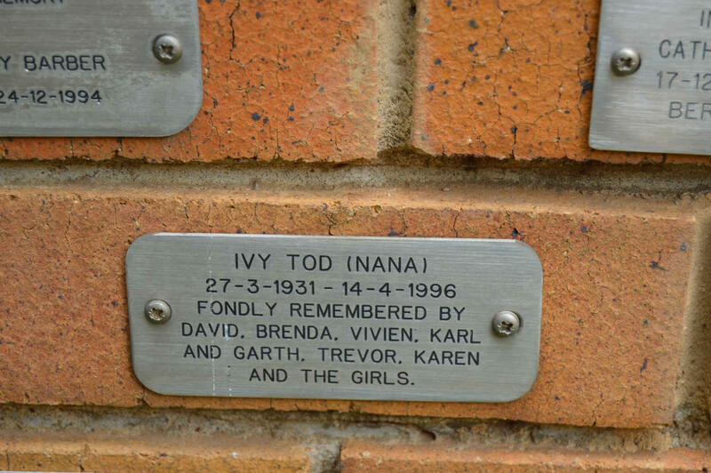 TOD Ivy 1931-1996