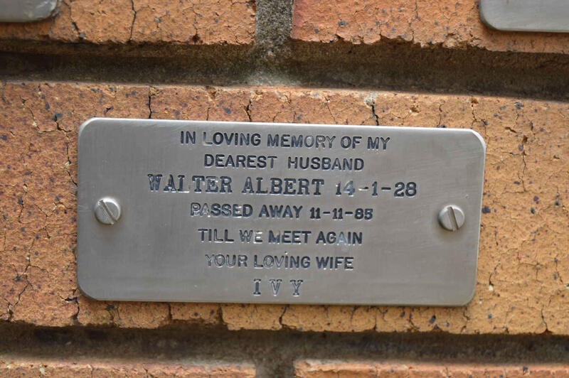 ALBERT Walter 1928-1985