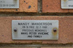 MANDERSON Mandy 1912-1991