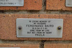 BAIRD Ferdinand 1954-1990