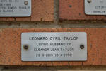 TAYLOR Leonard Cyril 1913-1990