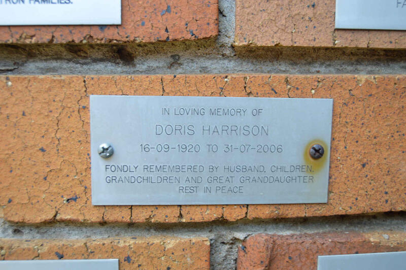 HARRISON Doris 1920-2006