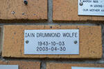 WOLFE Iain Drummond 1943-2003