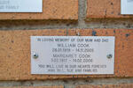 COOK William 1919-2005 & Margaret 1917-2006
