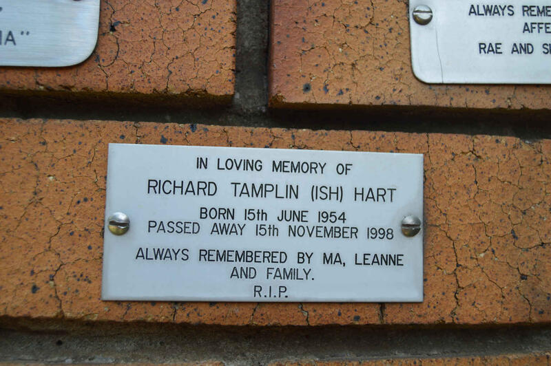 HART Richard Tamplin 1954-1998