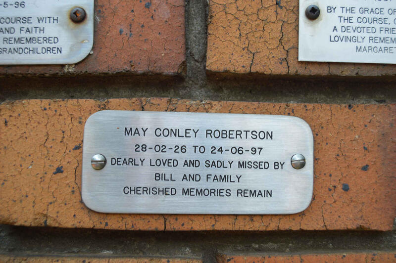 ROBERTSON May Conley 1926-1997