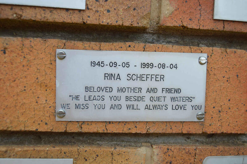 SCHEFFER Rina 1945-1999