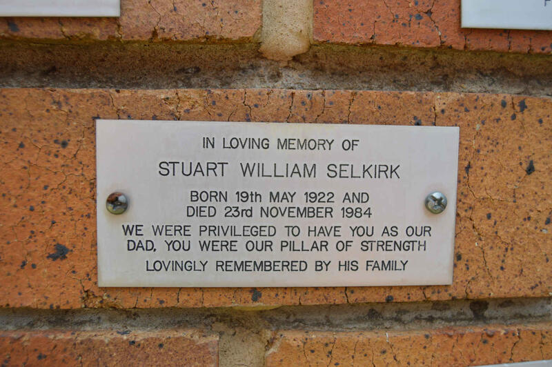 SELKIRK Stuart William 1922-1984