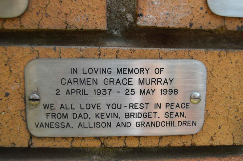 MURRAY Carmen Grace 1937-1998