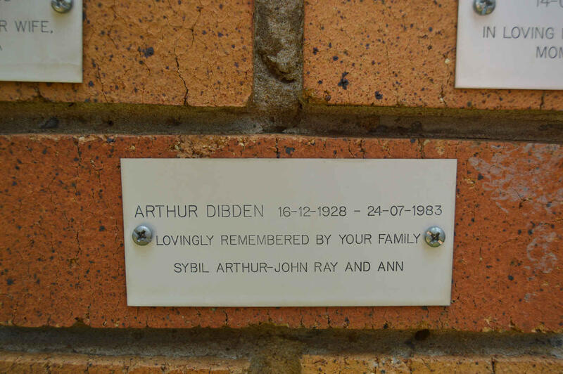 DIBDEN Arthur 1928-1983