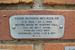 McLACHLAN Edgar Ruthven 1928-1998