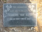 AARDT Francois, van 1957-1958