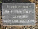 MAREE Anna Maria nee PIENAAR 1888-1963