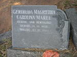 MAREE Gertruida Magrietha Carolina nee VAN RENSBURG 1895-1983