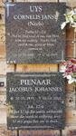 UYS Cornelis Janse 1948-2009 :: PIENAAR Jacobus Johannes 1933-2010