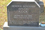 KOCK Hendrik Benjamin 1915-2000