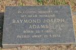 ADAMS Raymond Joseph 1895-1974