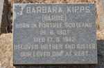 KIPPS Barbara 1907-1982