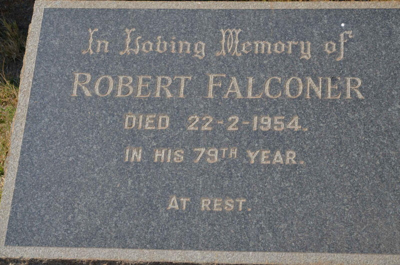 FALCONER Robert -1954