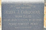 FARQUHAR Alida J. nee ELLIS 1879-1954