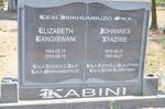 KABINI Johannes Nyaziwe 1918-1995 & Elizabeth Bangiswani 1924-2003