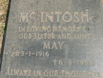 McINTOSH May 1916-1985