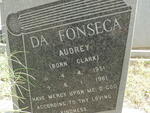 FONSECA Audrey, da nee CLARK 1951-1981