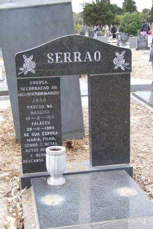 SERRAO Joao 1910-1984