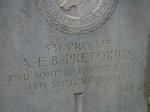 PRETORIUS A.E.B. -1916
