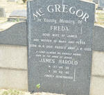 McGREGOR James Harold 1908-1985 & Freda 1909-1959