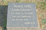 CACHET Alida Wiid, LION 1958-1958