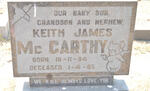 McCARTHY Keith James 1984-1985