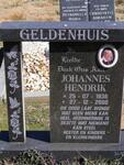 GELDENHUIS Johannes Hendrik 1936-2000 :: GELDENHUIS Jan Christiaan 1979-2005 