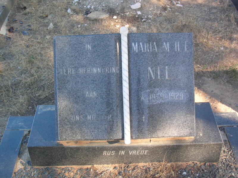 NEL Maria M.H.E. 1929-