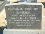SCHOEMAN Christiaan Arnoldus 1920-1976