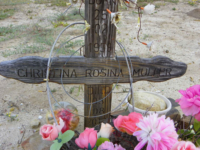 MULLER Christina Rosina 1959-2012