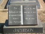 JACOBSON Anna nee PIENAAR 1907-1972