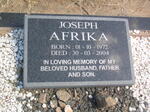 AFRIKA Joseph 1972-2004