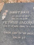 DROTSKIE Petrus Jacobus 1926-20??