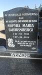 WEINEKE Sophia Maria nee LIEBENBERG 1933-2018